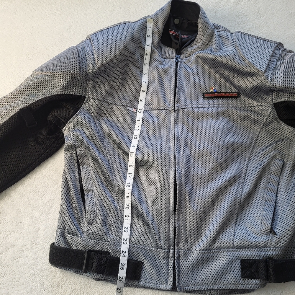 Motoboss Heavy Duty Motorcycle Jacket with Padding Men's Size Large - Picture 13 of 15